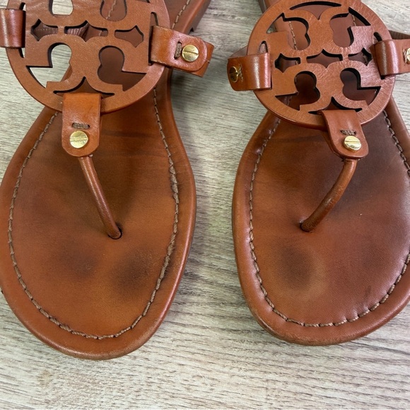 Tory Burch Miller Leather Sandals - Picture 4 of 8